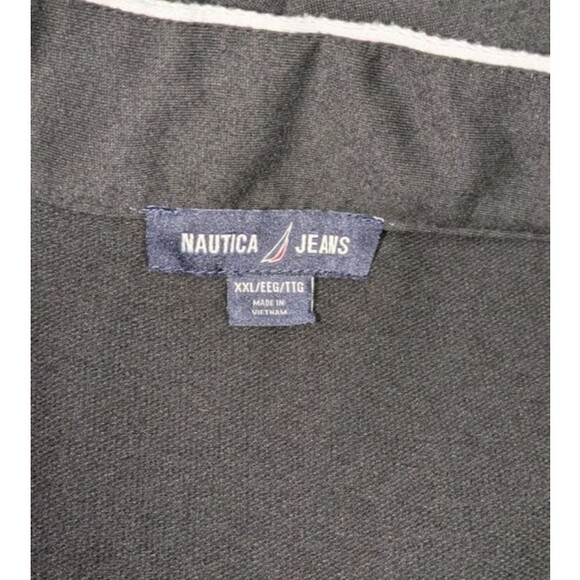 Nautica Dress XXL Women's Black Collared Vneck Tiered Knit Pockets Sleeveless - Picture 6 of 7